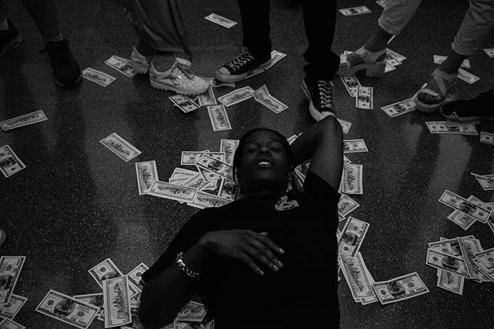 Asap Rocky backstage Sonar 2015